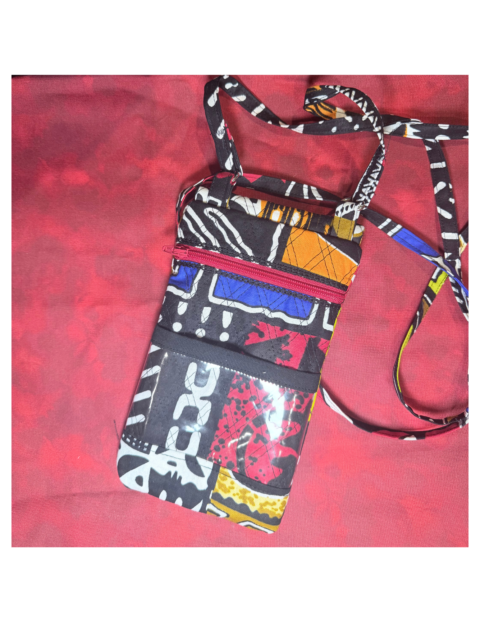 Ethnic Fabric Phone Wallet