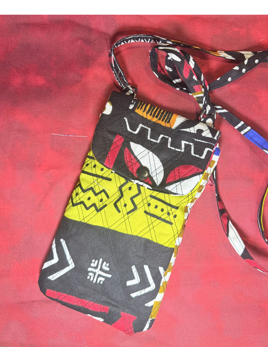Ethnic Fabric Phone Wallet
