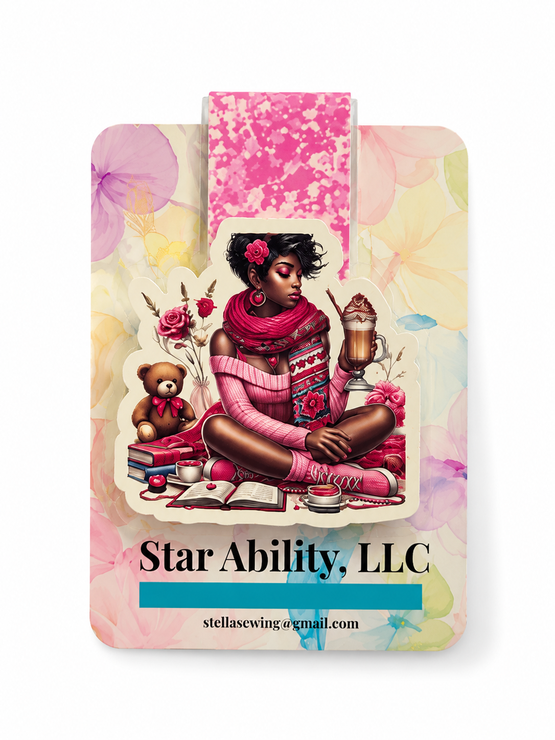 Melanin Magic Magnetic Bookmark