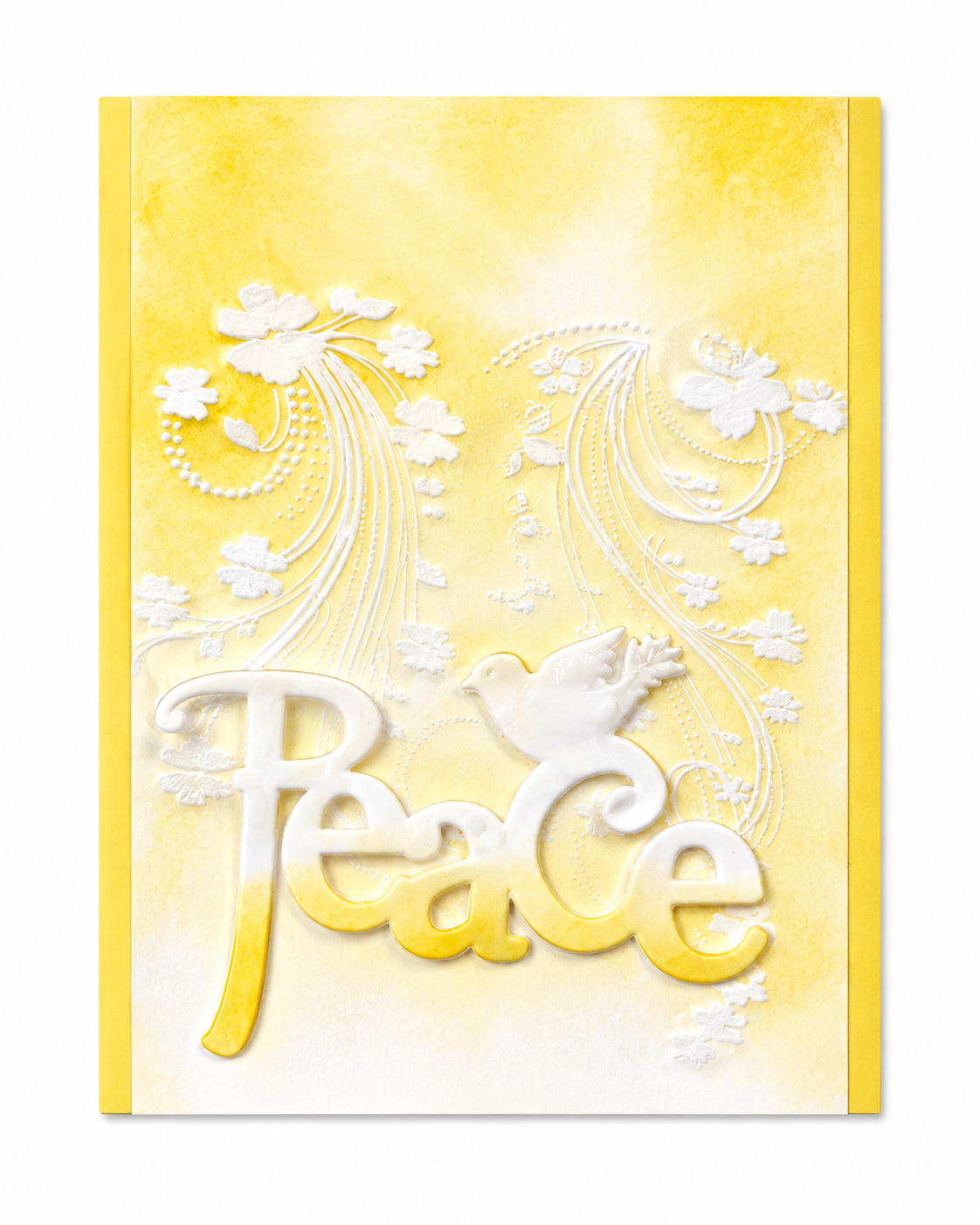 Yellow Peace Card