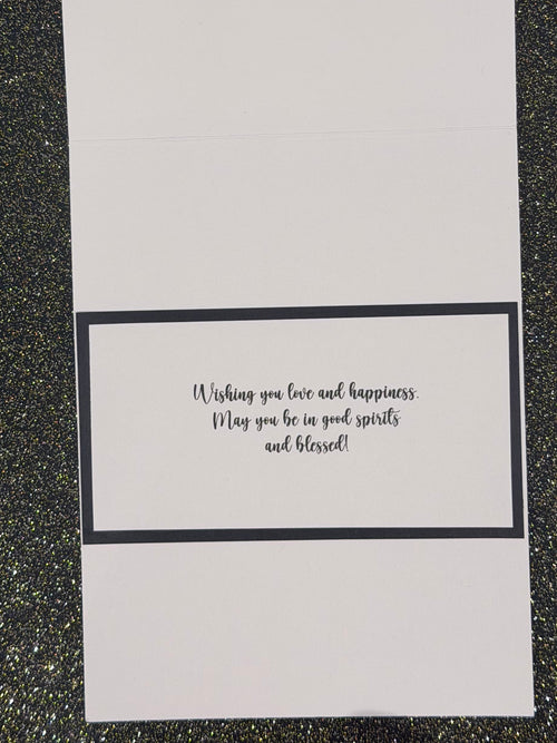 Best Wishes Pink Card