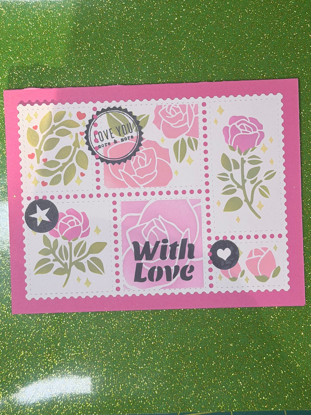 With Love Floral Card
