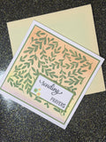 Green Leaf Small Prayer Card