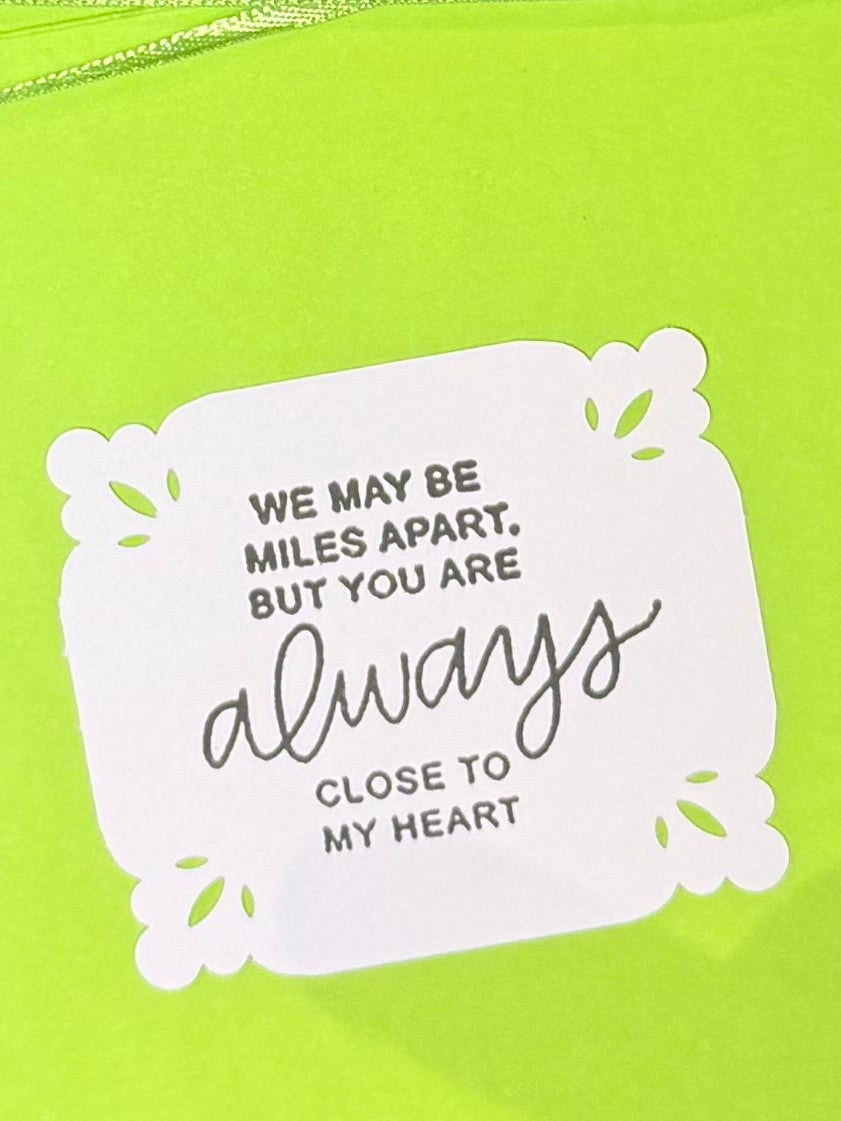 Green Just for You Card