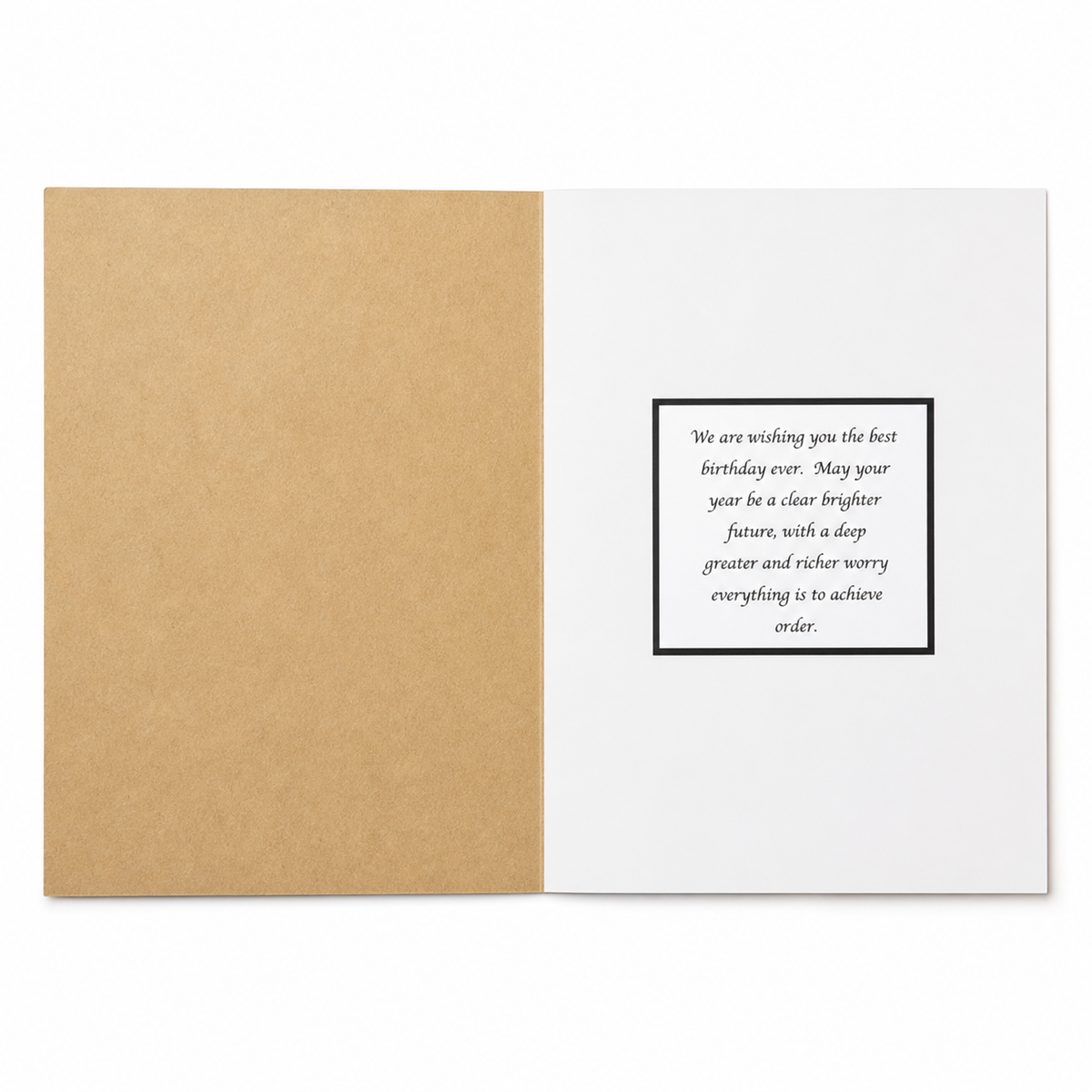 Red Floral Happy Birthday Card