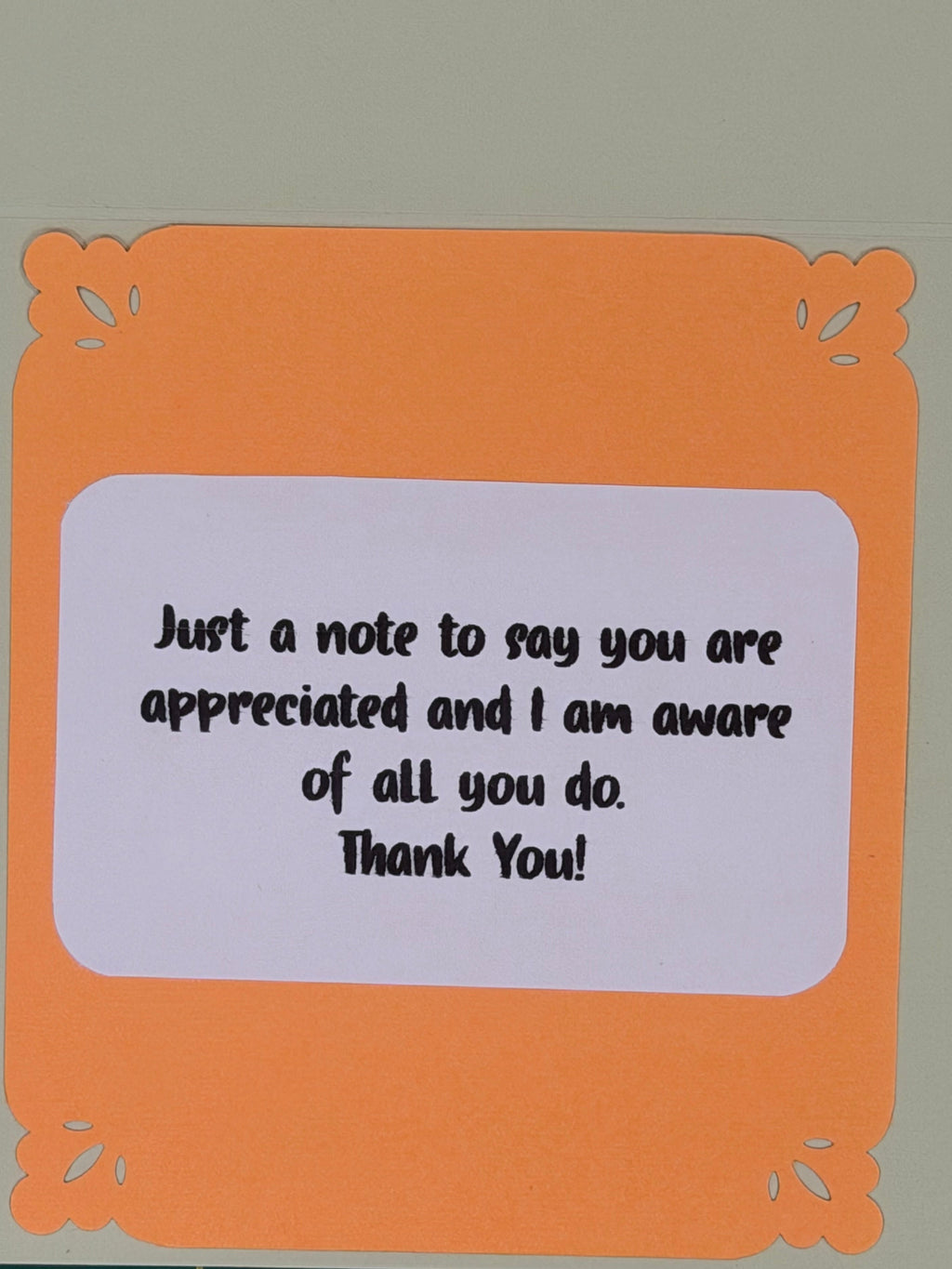Thanks Card